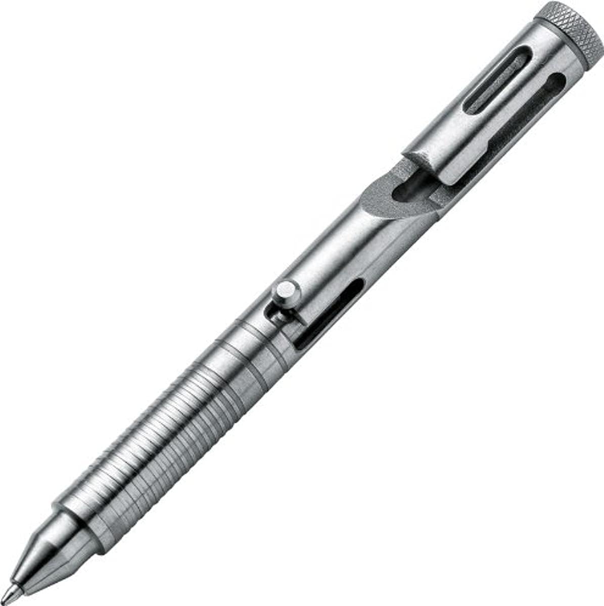 うのにもお得な情報満載! BOKER Titaniumタクティカルペン シルバー